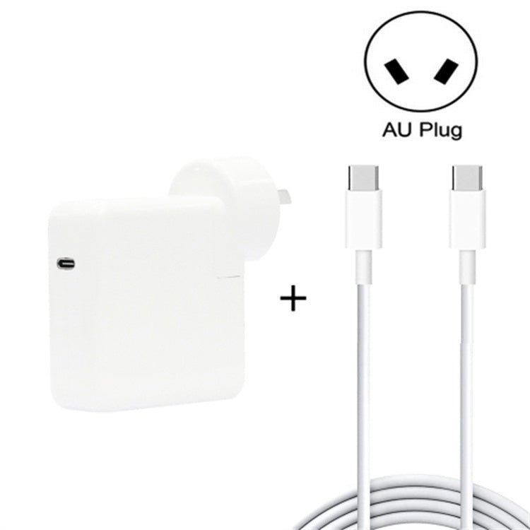 30W USB - C / Type - C Laptop Portable Power Adapter with 1.8m USB - C / Type - C to USB - C / Type - C Charging Cable,, 30W UK Plug, 30W AU Plug, 30W US Plug, 30W EU Plug - ORIWHIZ
