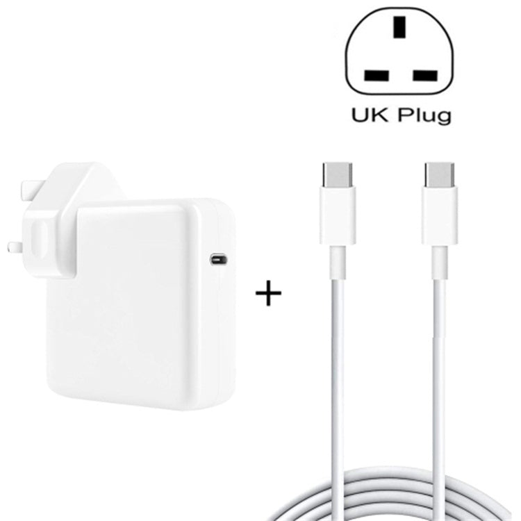 30W USB - C / Type - C Laptop Portable Power Adapter with 1.8m USB - C / Type - C to USB - C / Type - C Charging Cable,, 30W UK Plug, 30W AU Plug, 30W US Plug, 30W EU Plug - ORIWHIZ