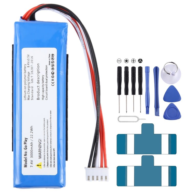 3200mAh Battery Replacement, For Harman/Kardon Esquire 2 CP - HK03 GSP805070, For Harman Kardon GSP1029102 01 3000mAh - ORIWHIZ