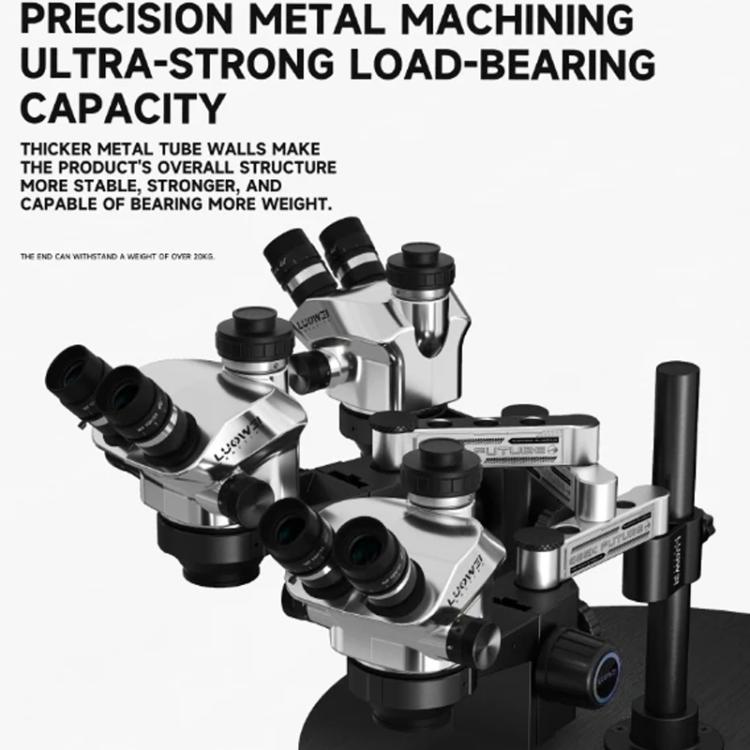 32mm Microscope Swing Arm Metal Universal Lifting and Stacking 360 Degree Single Arm Fixed Repair and Inspection Stand, GK01 - ORIWHIZ