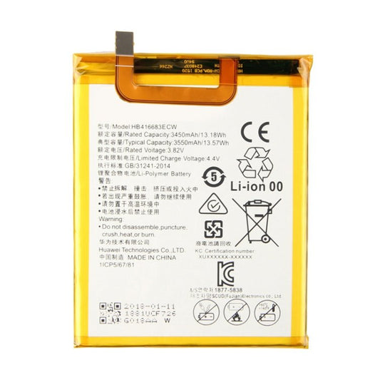 3450mAh Li - Polymer Battery HB416683ECW for Huawei Nexus 6 / H1511 / H151, For Nexus 6 - ORIWHIZ