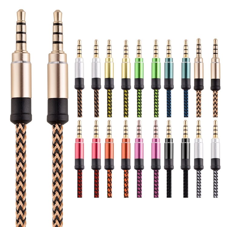 3.5mm Male To Male Car Stereo Gold - Plated Jack AUX Audio Cable For 3.5mm AUX Standard Digital Devices, 3m, 1.5m - ORIWHIZ