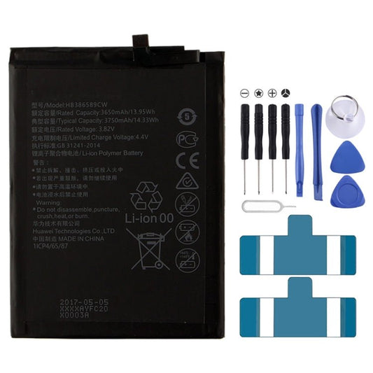 3650mAh Li - Polymer Battery HB386589ECW for Huawei P10 Plus / VKY - AL00, For P10 Plus - ORIWHIZ