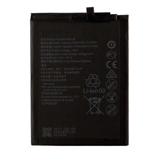 3650mAh Li - Polymer Battery HB386589ECW for Huawei P10 Plus / VKY - AL00, For P10 Plus - ORIWHIZ