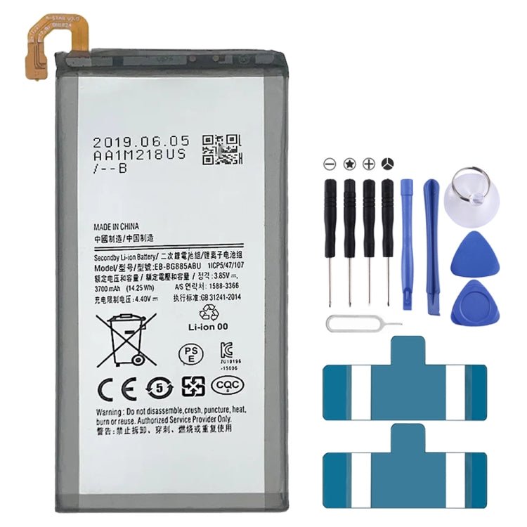 3700mAh Battery Replacement For Samsung Galaxy A8 Star / A9 Star SM - G885F G8850 G885Y EB - BG885ABU, For Samsung Galaxy A8 Star / A9 Star - ORIWHIZ