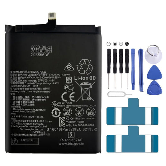 3800mAh HB525777EEW Li - Polymer Battery Replacement for Huawei P40 / P40 Pro, For Huawei P40 - ORIWHIZ