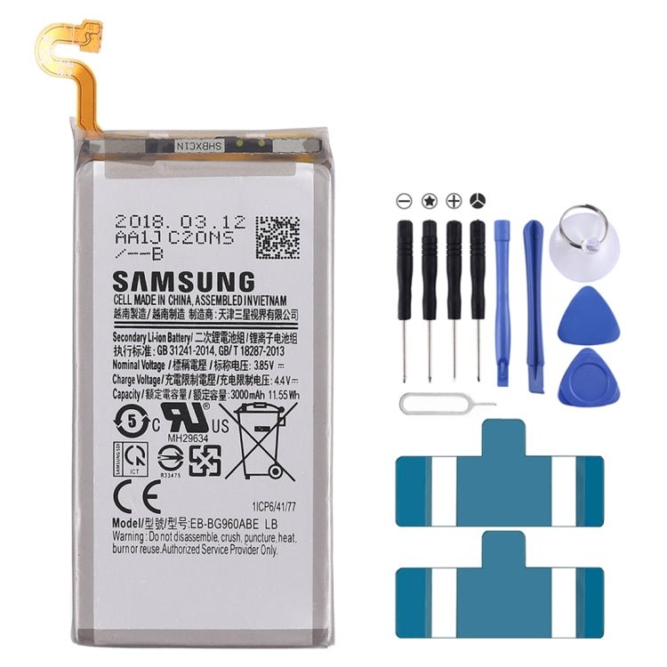 3.85V 3000mAh for Galaxy S9 Rechargeable Li - ion Battery, For S9 - ORIWHIZ