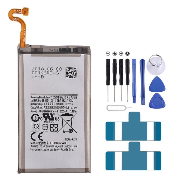 3.85V 3500mAh Rechargeable Li - ion Battery for Galaxy S9+, For S9+ - ORIWHIZ