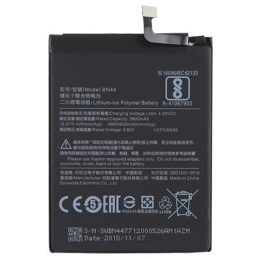 3900mAh BN44 for Xiaomi Redmi 5 Plus Li - Polymer Battery, For Redmi 5 Plus - ORIWHIZ
