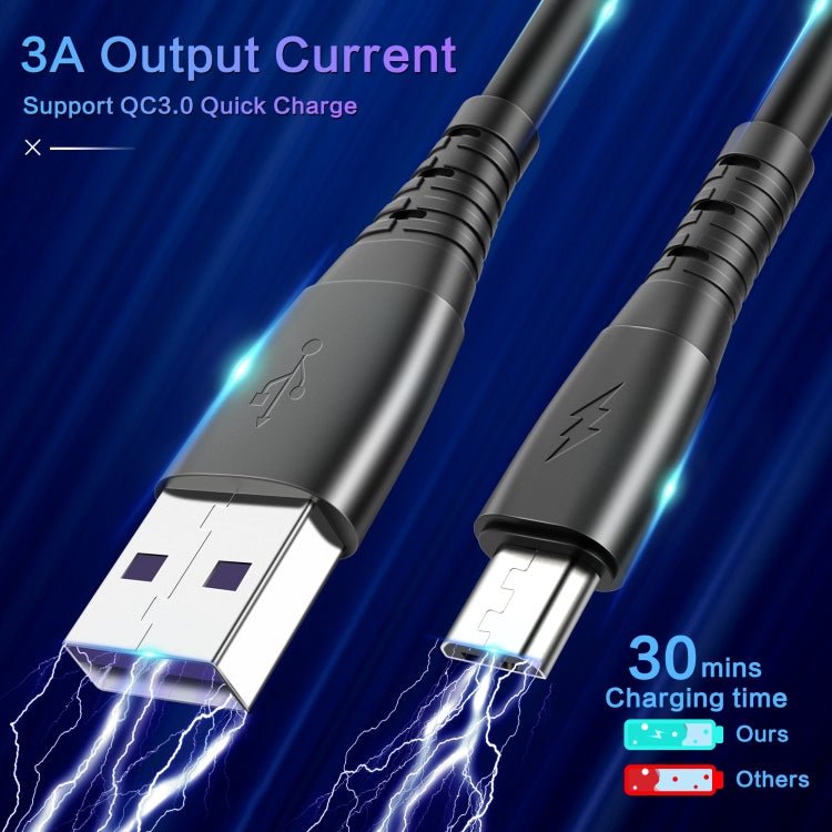 3A Micro USB Spring Charging Data Cable, Micro - ORIWHIZ