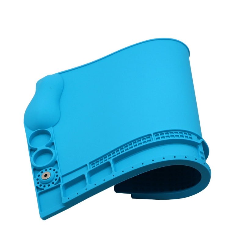 3D Convex Magnetic Silicone Soldering Mat Repair Work Mat, 44.9x29.8x2.86cm - ORIWHIZ