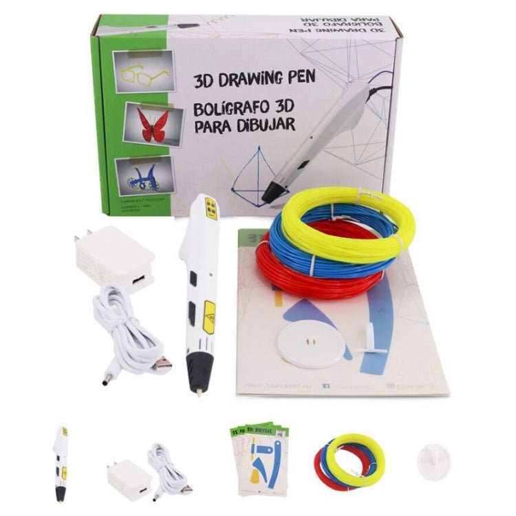 3D Printing Pen Children Toy Art Doodle Pen, USB, USB+EU Plug, USB+AU Plug, USB+US Plug, USB+UK Plug - ORIWHIZ