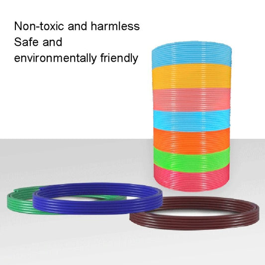 3D Printing Pen Consumables 1.75mm High Tough Line Material Environmental Raw Material Printing Silk Thread, 10colors /Set PCL 5m - ORIWHIZ