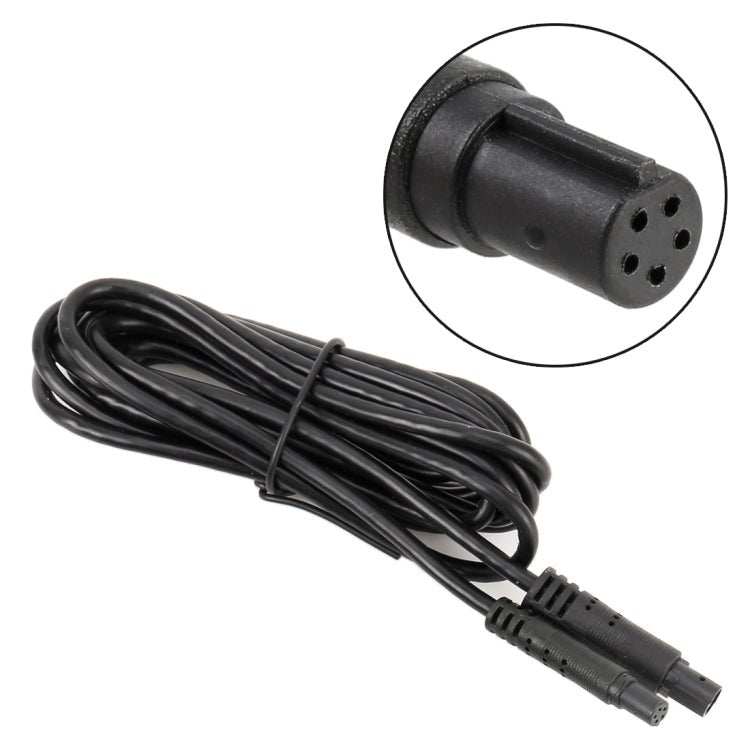 3m Universal Car 5P Reversing Camera Extension Cord Rearview Mirror Vehicle Traveling Data Recorder Video Conversion without Plug, 3m - ORIWHIZCar Replacement PartsDIY CablesIn Car