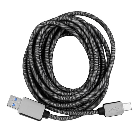 3m Woven Style 2A USB - C / Type - C 3.1 Male to USB 3.0 Male Data / Charger Cable, 3m - ORIWHIZ
