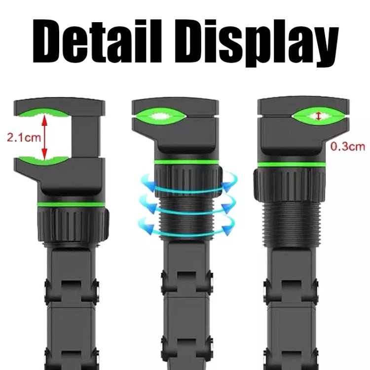 3rd Generation Multifunctional Car Rearview Mirror Rear Seat Mobile Phone Holder, 3rd Generation (Green), 3rd Generation (Grey) - ORIWHIZ
