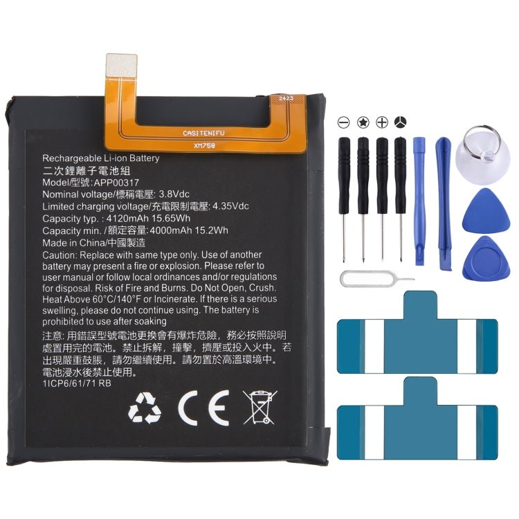4000mAh APP00317 Battery Replacement For CAT S62 Pro, For CAT S62 Pro - ORIWHIZ