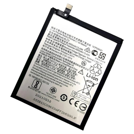 4000mAh BL270 for Lenovo K6 Note Li - Polymer Battery, For Lenovo K6 Note - ORIWHIZ