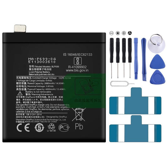 4000mAh BLP699 for OnePlus 7 Pro Li - ion Polymer Battery, For OnePlus 7 Pro - ORIWHIZ