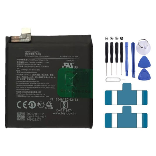 4000mAh BLP745 for OnePlus 7T Pro Li - ion Polymer Battery, For OnePlus 7T Pro - ORIWHIZ