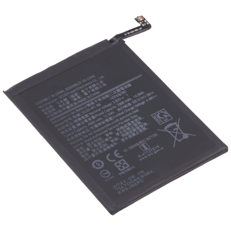 4000mAh SCUD - WT - N6 Li - ion Battery Replacement for Samsung Galaxy A10S SM - A107/A20S SM - A207, For Samsung Galaxy A10S - ORIWHIZ