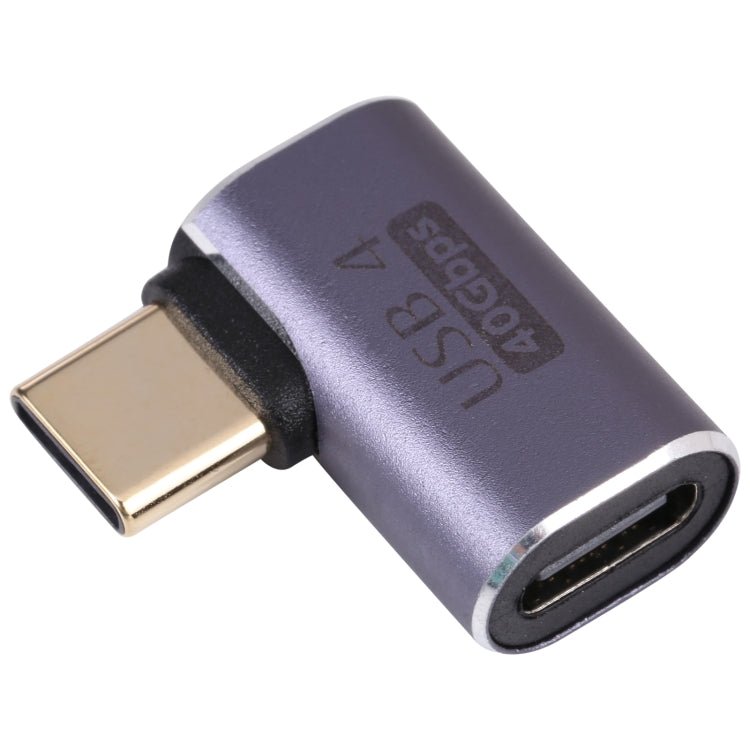 40Gbps USB - C / Type - C Male to Female Elbow Adapter, Type - C 4.0 M to F Elbow 1 - ORIWHIZ