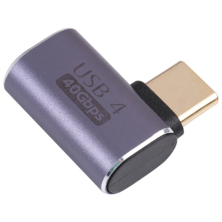 40Gbps USB - C / Type - C Male to Female Elbow Adapter, Type - C 4.0 M to F Elbow 1 - ORIWHIZ