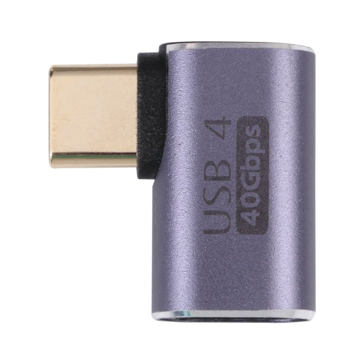40Gbps USB - C / Type - C Male to Female Elbow Adapter, Type - C 4.0 M to F Elbow 1 - ORIWHIZ