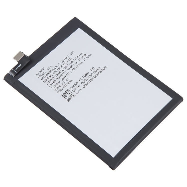 4500mAh NT01 Battery Replacement For Nothing phone 1, For Nothing phone 1 - ORIWHIZ