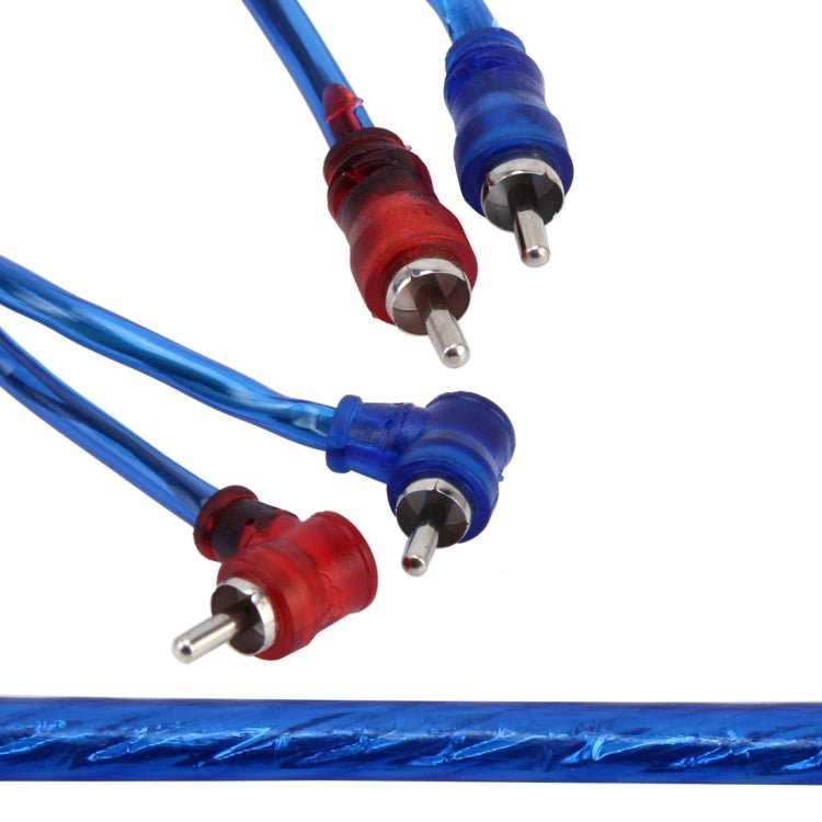 4.5m Car Auto PU Wrapped Audio Stereo Cable OFC 2RCA to 2RCA Jack Audio Cable Male to Male RCA Aux Cable, PU - ORIWHIZCar Replacement PartsDIY CablesIn Car