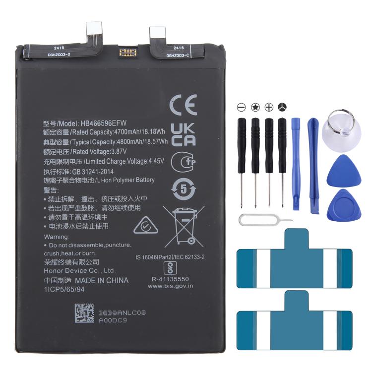4800mAh Battery Replacement For Honor X30 ANY - AN00 / Magic 4 Lite 5G HB466596EFW, For Honor X30 - ORIWHIZ