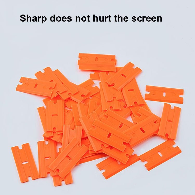 5 PCS Car Film Tool Small Cleaning Shovel Glass Shovel In Addition To Glue Shovel, Plastic Blade - ORIWHIZ