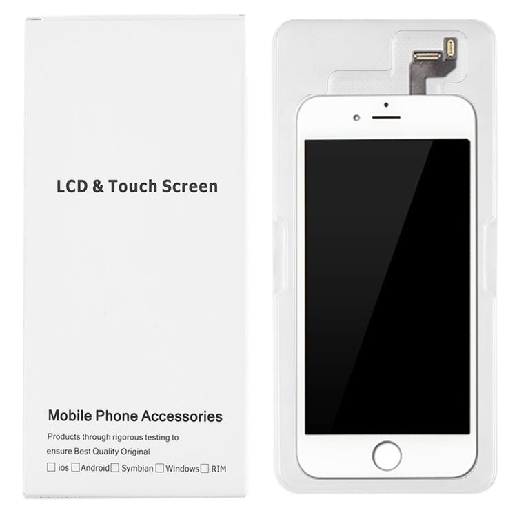 50 PCS Cardboard Packaging White Box for iPhone 6s & 6 LCD Screen, 6s & 6 Packing Box - ORIWHIZ