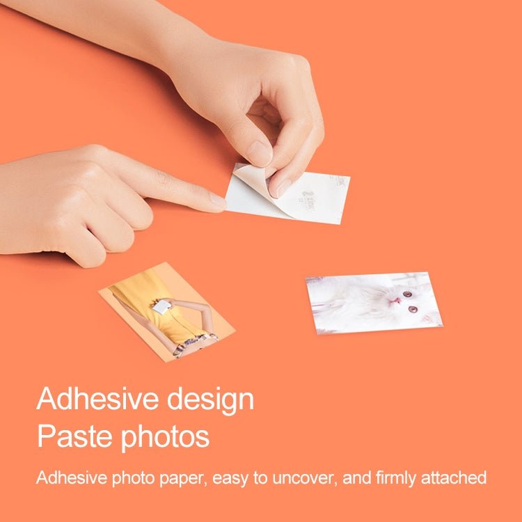 50 PCS Original Xiaomi Print Photographic Paper Paste Paper for Xiaomi Pocket Photo Printer, Pocket Photo Printer Paper - ORIWHIZ
