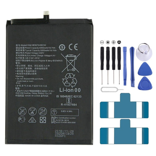5000mAh HB3973A5ECW Li - Polymer Battery Replacement for Huawei Mate 20 X / Honor Note 10 / Honor 8X Max, For Huawei Mate 20 X - ORIWHIZ