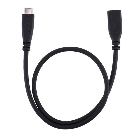 50cm USB - C / Type - C 3.1 Male to USB - C / Type - C Female Connector Adapter Cable, 50cm - ORIWHIZ