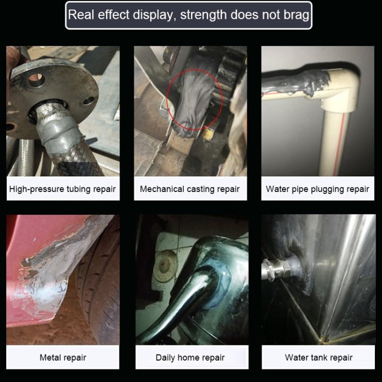 50g AB Glue Iron Stainless Steel Aluminium Alloy Household Repair Quick - drying Welding Glue, 50g - ORIWHIZ