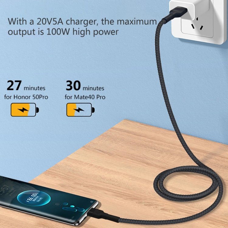 5A Beauty Tattoo USB Charging Cable,Cable Length: 1m, USB - C / Type - C, Micro USB, 8 Pin - ORIWHIZ