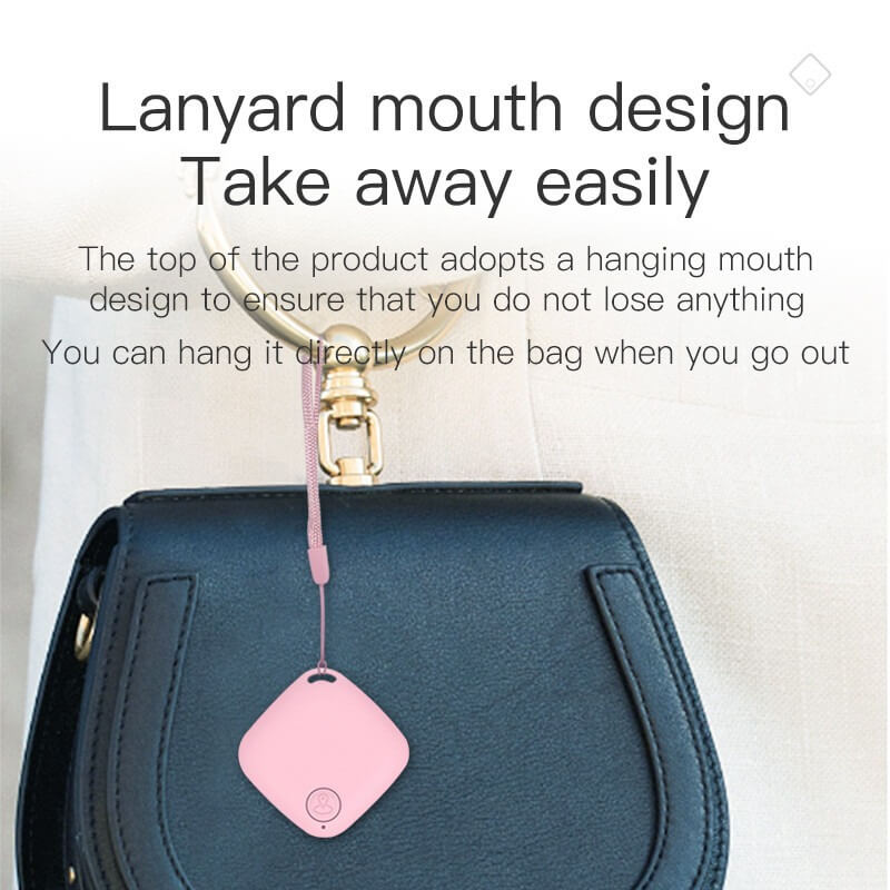 Rhombus Bluetooth anti-lost device Smart alarm Two-way positioning Pet key Bluetooth anti-lost device Wholesale