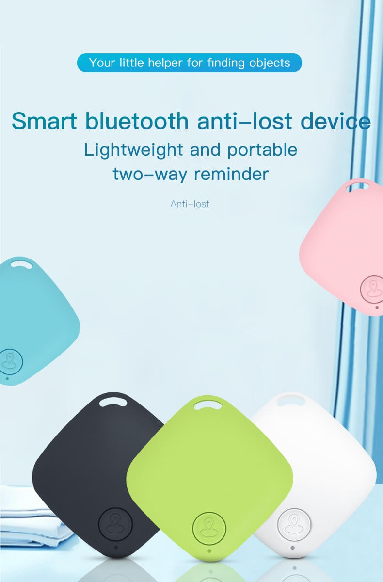 Rhombus Bluetooth anti-lost device Smart alarm Two-way positioning Pet key Bluetooth anti-lost device Wholesale