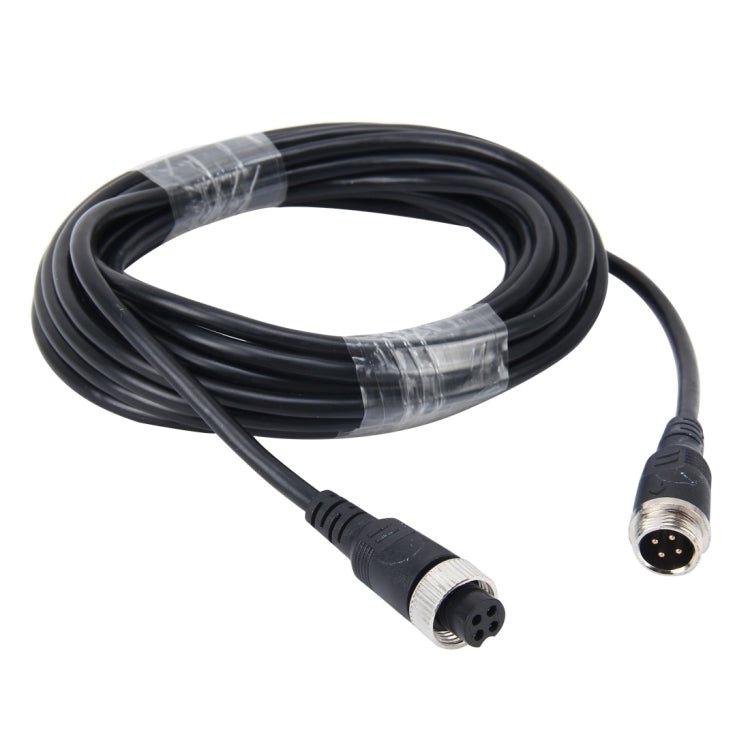 5m M12 4P Aviation Connector Video Audio Extend Cable for CCTV Camera DVR, 5m - ORIWHIZCar Replacement PartsDIY CablesIn Car