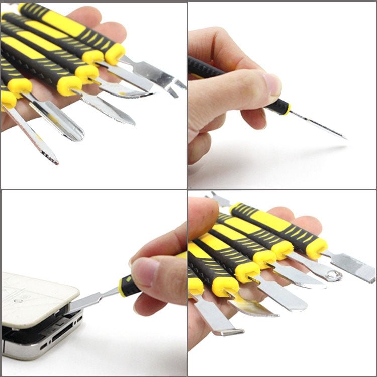 6 in 1 Metal Crowbar Disassembly Bar Mobile Phone Digital Home Appliance Product Opening Tool, 6 in 1 Removal Bar - ORIWHIZ