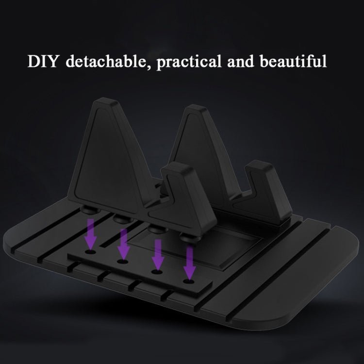 6 PCS Silicone Car Mobile Phone Bracket Car Mini Lazy Bracket, Mini Lazy Bracket - ORIWHIZ