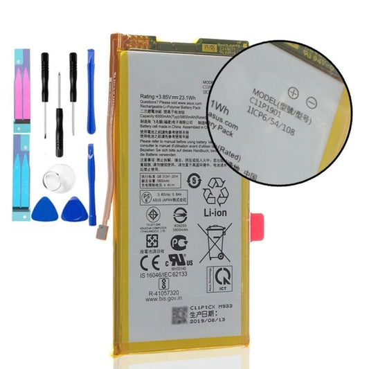 6000mAh C11P1901 for ASUS ROG Phone II Li - ion Battery, For ASUS ROG Phone II - ORIWHIZ
