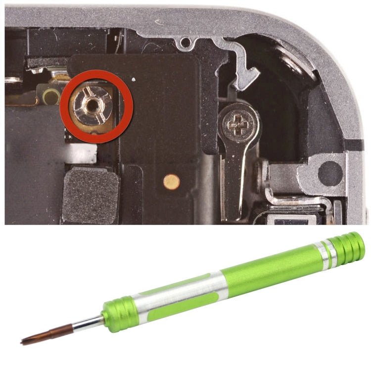608 - 2.5 Hollow Cross Tip 2.5 Middle Bezel Repair Screwdriver, 2.5 Hollow Cross (Green) - ORIWHIZ