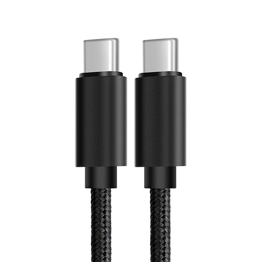 60W PD USB - C / Type - C Male to USB - C / Type - C Male Braided Data Cable, Cable Length: 1m - ORIWHIZ