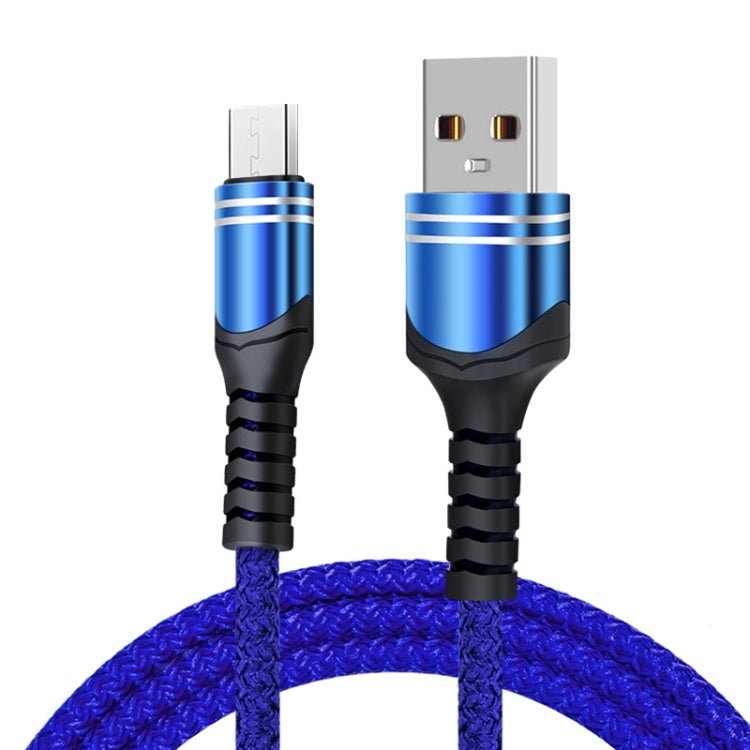 6A Woven Style USB Charging Cable, Cable Length: 1m, USB - C / Type - C, Micro USB, 8 Pin - ORIWHIZ