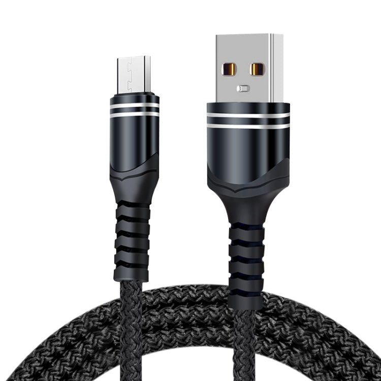 6A Woven Style USB Charging Cable, Cable Length: 1m, USB - C / Type - C, Micro USB, 8 Pin - ORIWHIZ