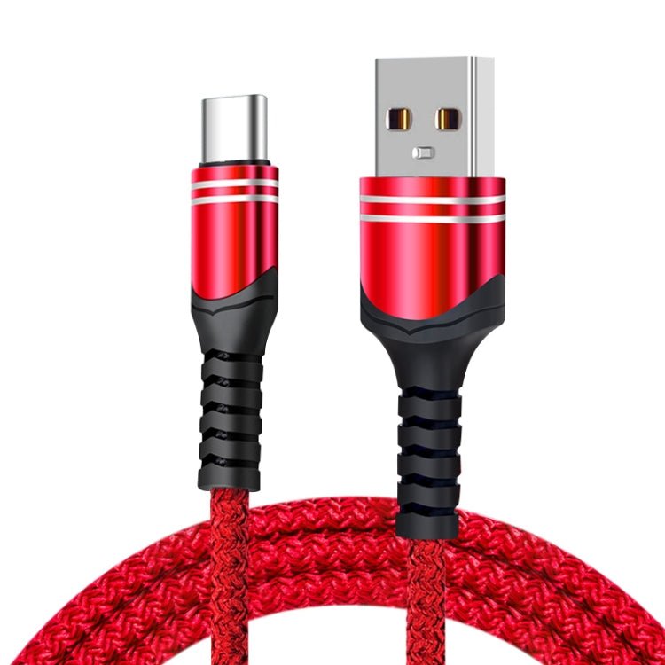 6A Woven Style USB Charging Cable, Cable Length: 1m, USB - C / Type - C, Micro USB, 8 Pin - ORIWHIZ