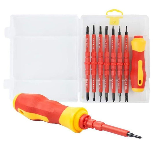 7 in 1 Bit Insulation Multipurpose Repair Tool Screwdriver Set, 7 in 1 - ORIWHIZ